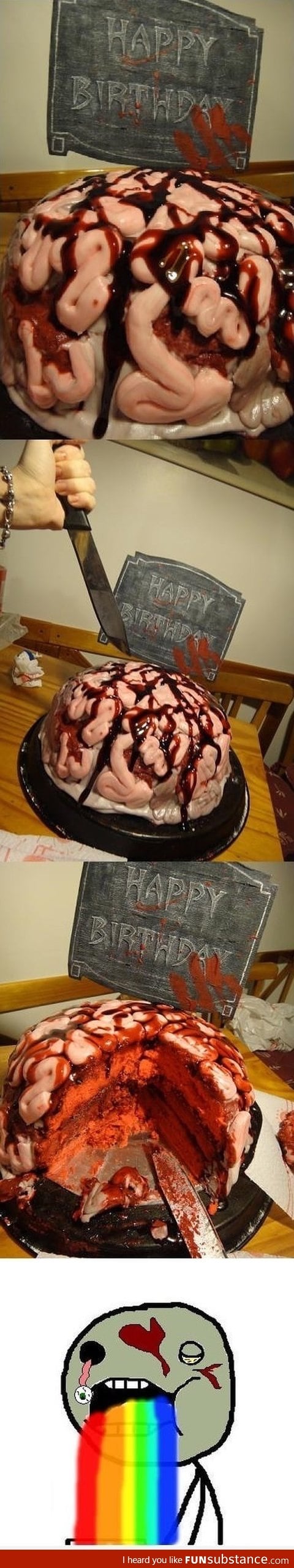 Cake for zombie lovers