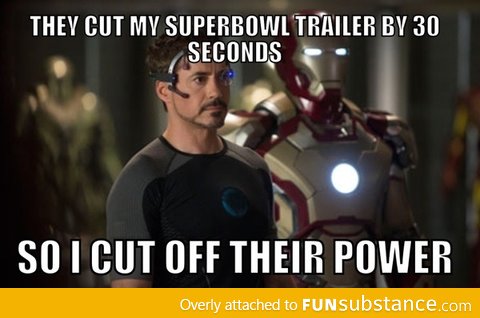 Iron man was behind it