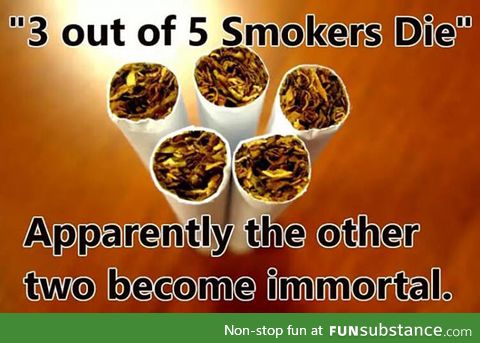 Statistics of smokers