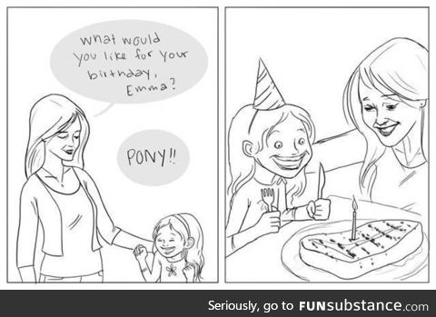 Birthday pony