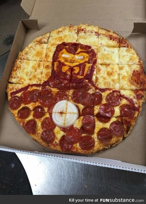 The Iron Man Pizza did not disappoint