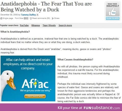 Hilarious ad placement
