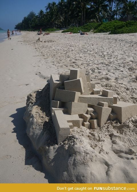 Geometric sandcastle