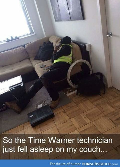 He must have been tired