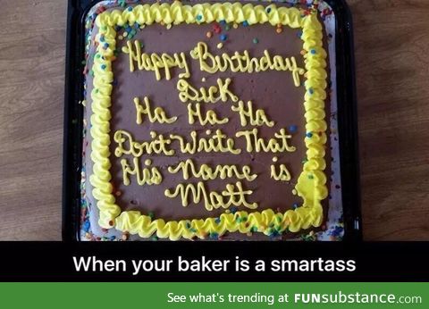 Smartass baker