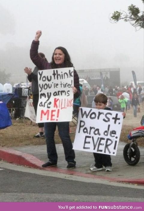 Marathon spectators