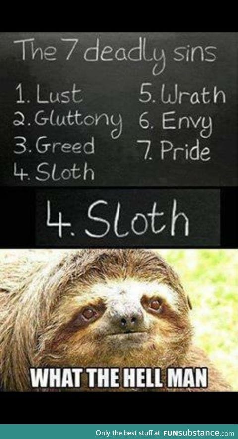 The seven deadly sins