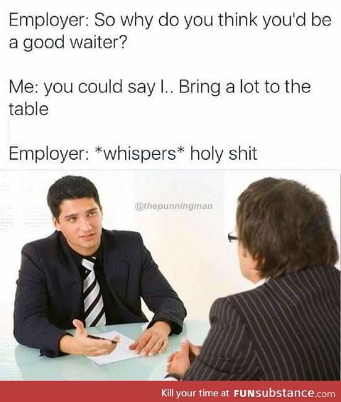 You're hired