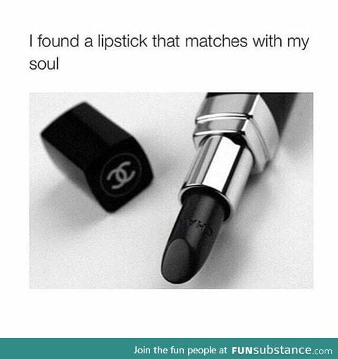 Black lipsticks matter