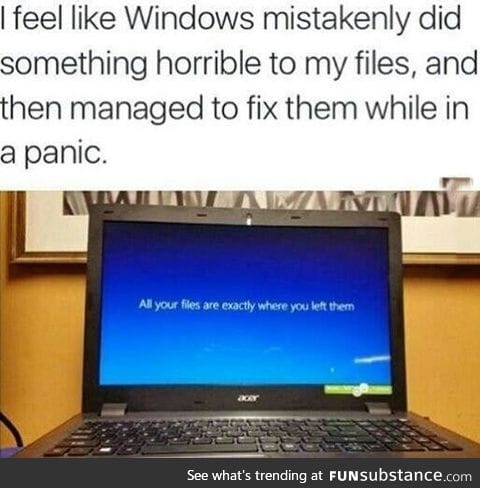 Windows is guilty