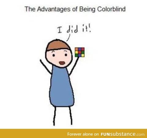 Being colorblind