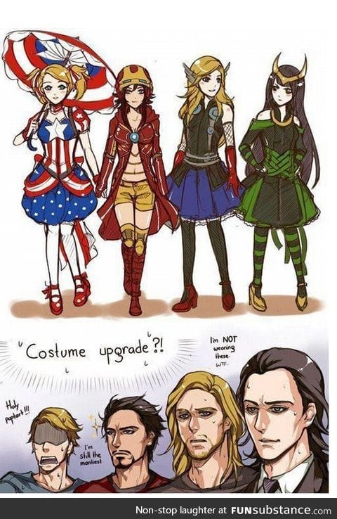 Avengers Costume Upgrades