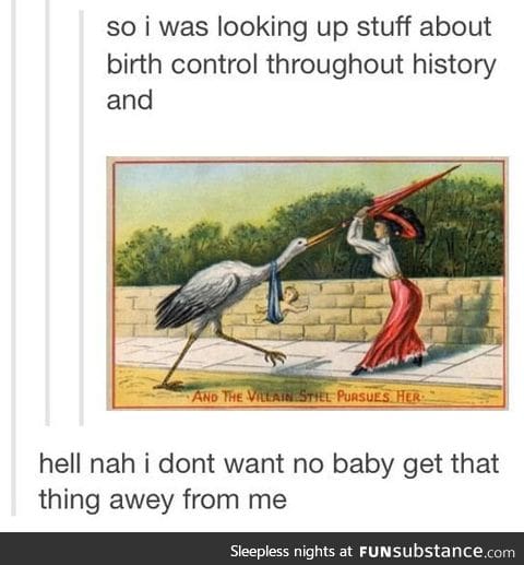 Birth control back then