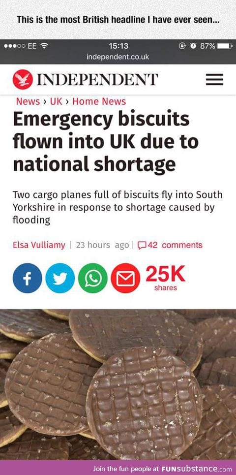 The most british headline ever