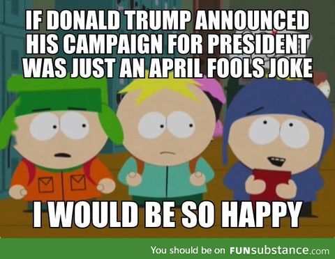 Waiting for Donald's big announcement