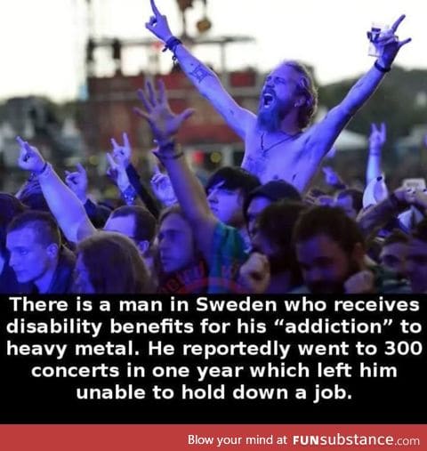 Sweden can sponsor your concerts addication