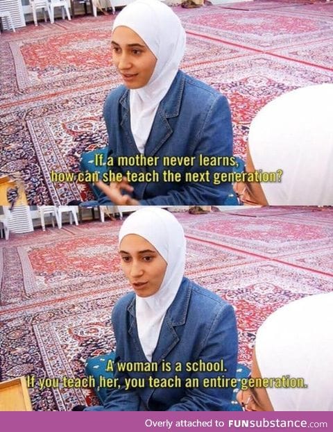 Education is important regardless of gender