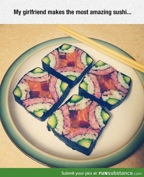 Oddly satisfying sushi