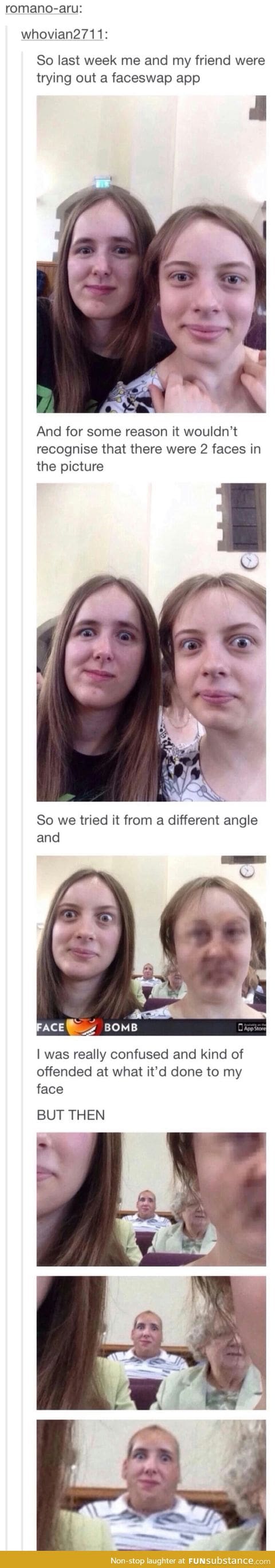 Accidental faceswap