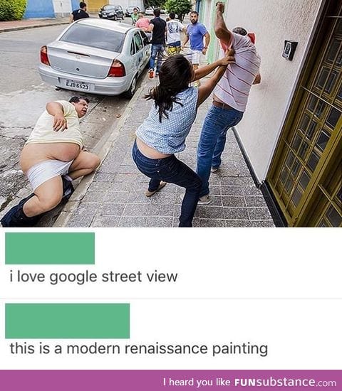 A rare beauty of streetview