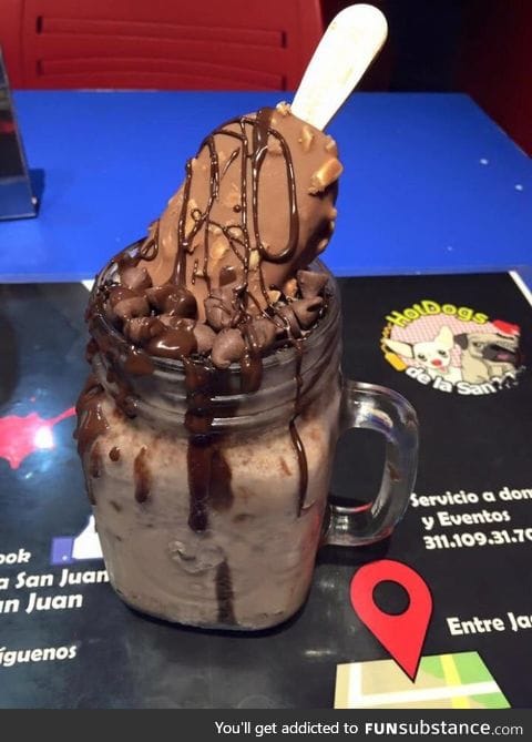 One hell of a milkshake