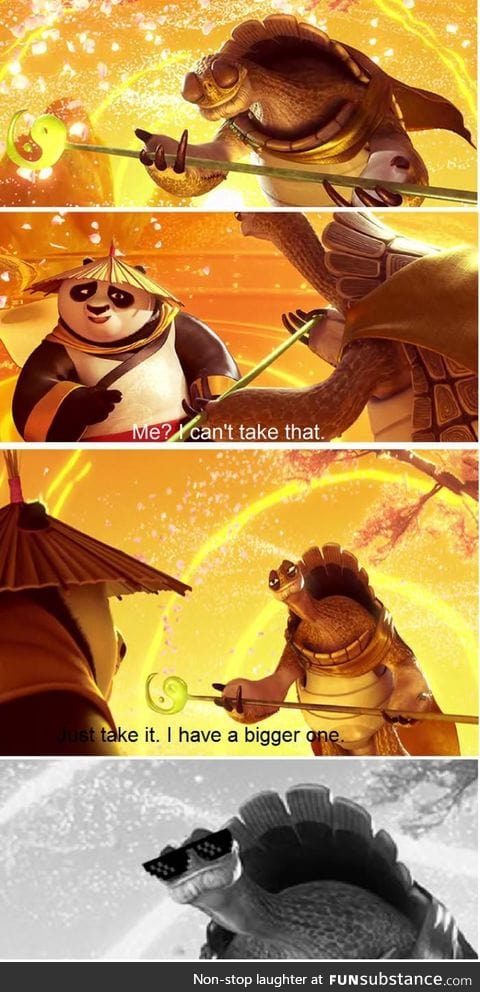 God damnit Master Oogway