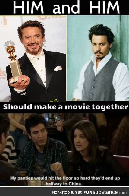 Movie with RDJ and Johnny Depp