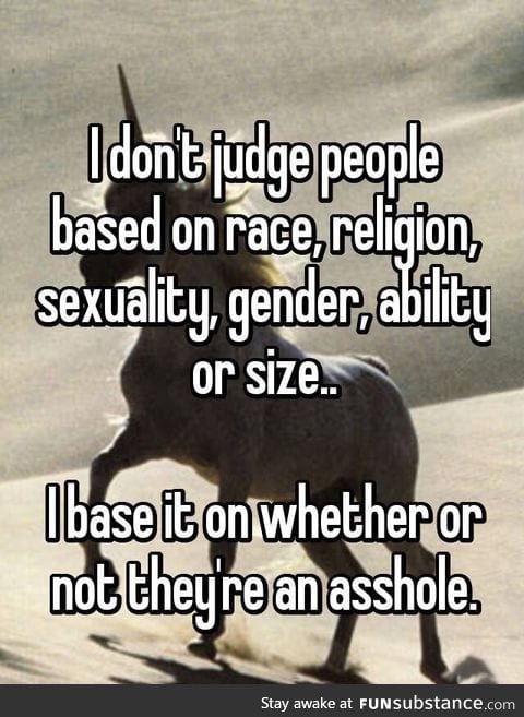 How to properly judge people