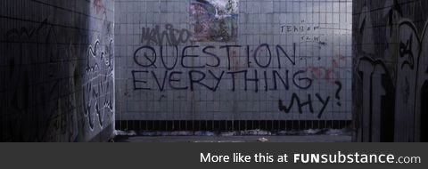 Question everything