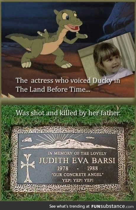 She was also Ann Marie from All Dogs Go to Heaven, but was never able to see the movie.