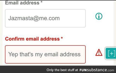 Confirm email address