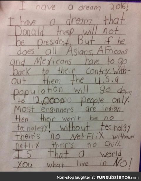 Well-stated, for a 3rd-grader