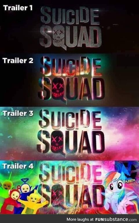 Evolution Of The Suicide Squad Logo