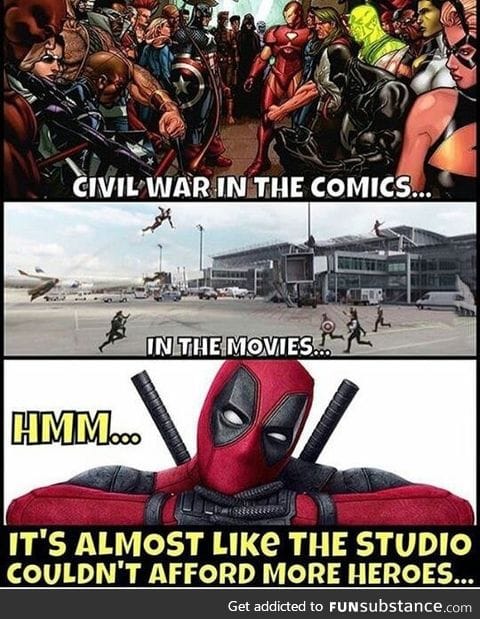 This is Deadpool being Deadpool