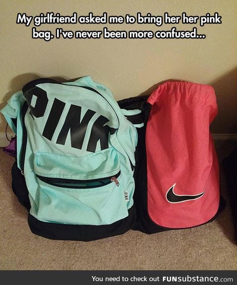 Pink bag