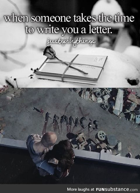 When they write you a letter