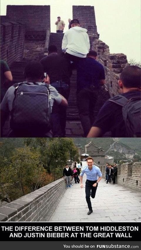 Justin Bieber vs Tom Hiddleston