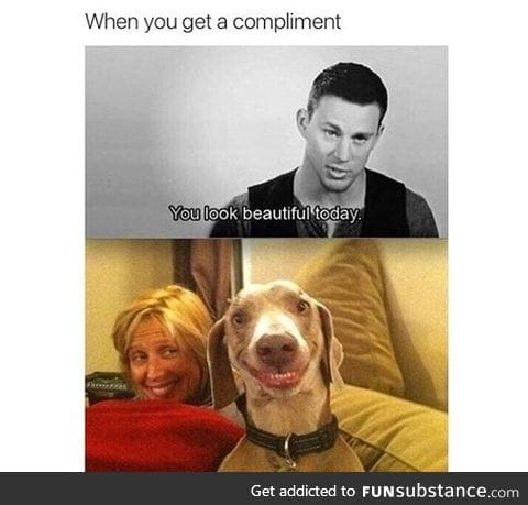 Compliments make me awkward