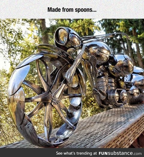Art made with spoons