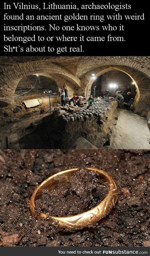 Ancient golden ring found