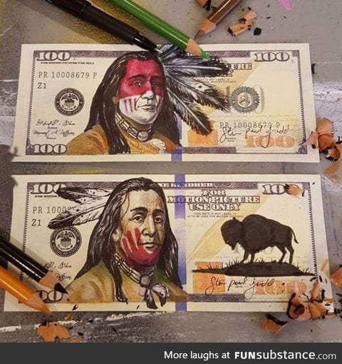 US dollar idea, American Indian