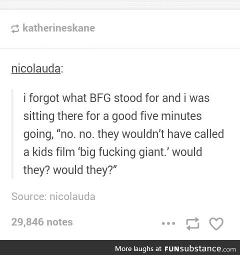 Big Friendly Giant