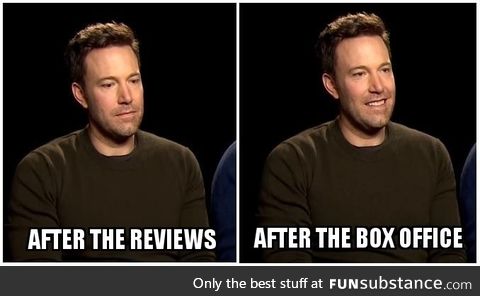 Sad affleck no more!