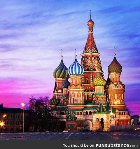 Day 3 of the your daily dose of European Culture: St. Basil's Cathedral in Moscow