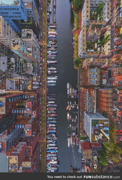 Bird's Eye View of Amsterdam