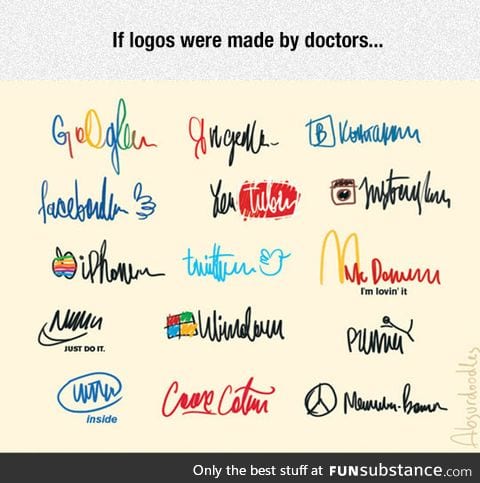 If company logos were made by doctors