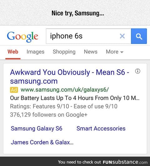 Sneaky Samsung