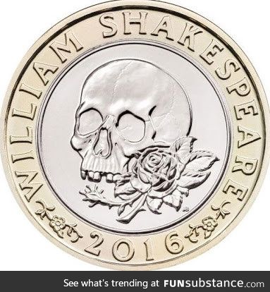 Britain marks 400 years since Shakespeare's death with badass 2 pound coin