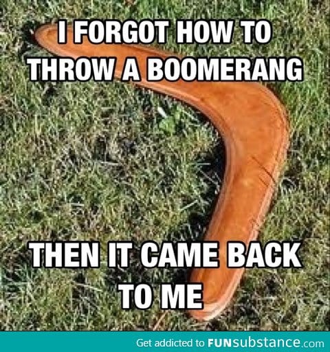 Boomerang pun