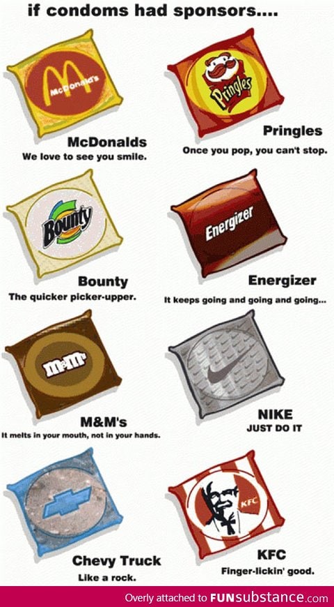 If condoms had sponsors